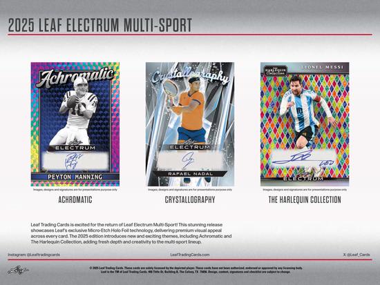 Image for 2025 Leaf Electrum Multisport Hobby 10-Box Case
