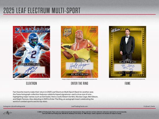 Image for 2025 Leaf Electrum Multisport Hobby 10-Box Case