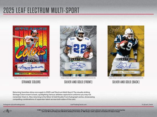 Image for 2025 Leaf Electrum Multisport Hobby 10-Box Case