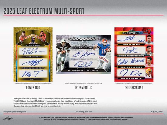 Image for 2025 Leaf Electrum Multisport Hobby 10-Box Case