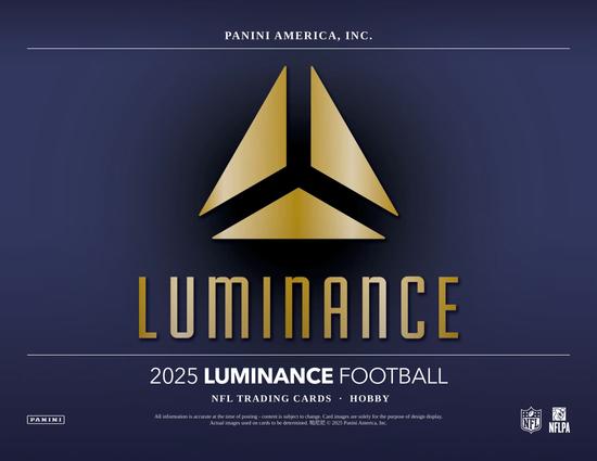 Image for 2025 Panini Luminance Football Hobby Box