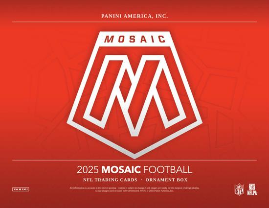 Image for 2025 Panini Mosaic Football Ornament 40-Box Case