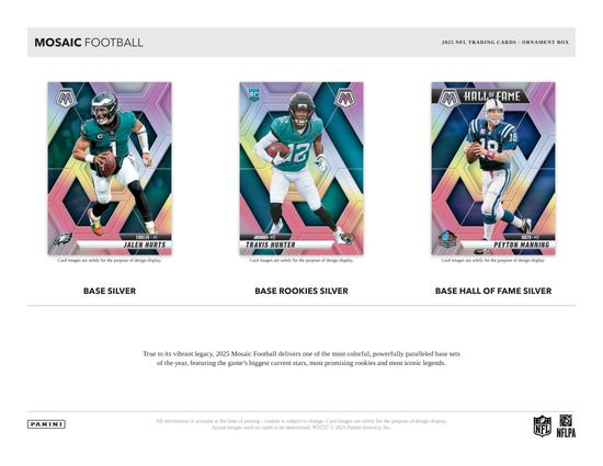 Image for 2025 Panini Mosaic Football Ornament 40-Box Case
