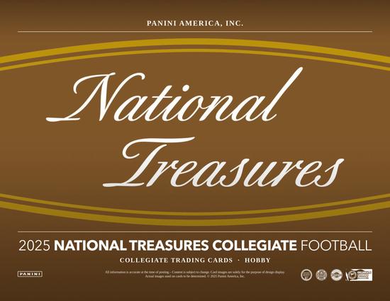 Image for 2025 Panini National Treasures Collegiate Football Hobby Box