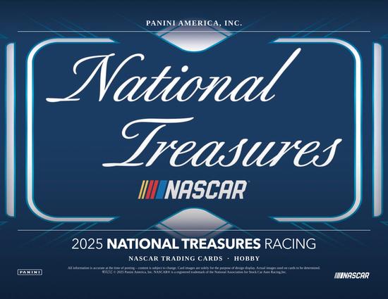 Image for 2025 Panini National Treasures Racing Hobby 4-Box Case