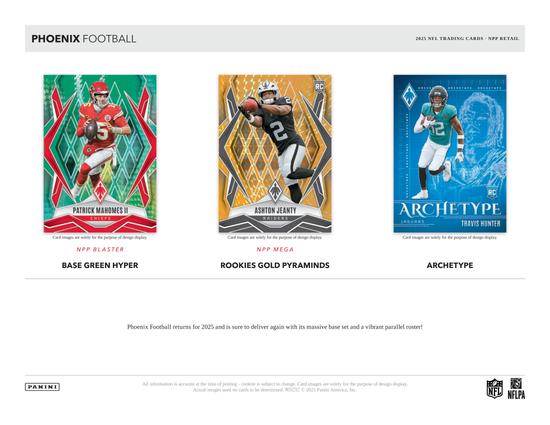 Image for 2025 Panini Phoenix Football Blaster 20-Box Case (Hyper Parallels!)