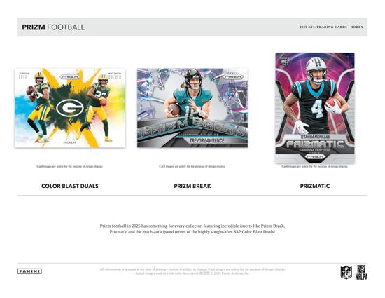 Image for 2025 Panini Prizm Football Hobby Pack