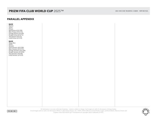 Image for 2025 Panini Prizm FIFA Club World Cup Soccer Blaster 20-Box Case