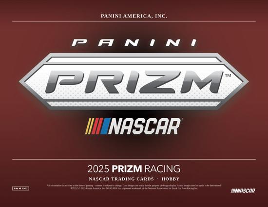 Image for 2025 Panini Prizm NASCAR Racing Hobby Box