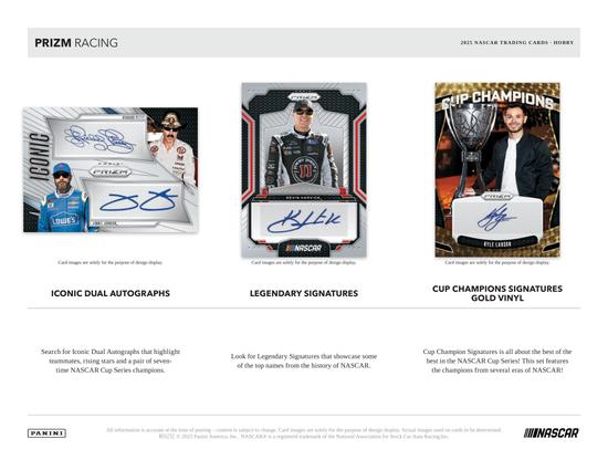 Image for 2025 Panini Prizm NASCAR Racing Hobby Box