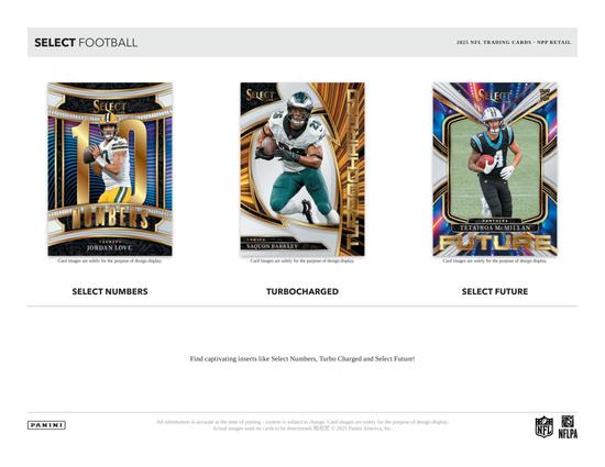 Image for 2025 Panini Select Football Mega Box (Pink Prizm Shock Parallels!)