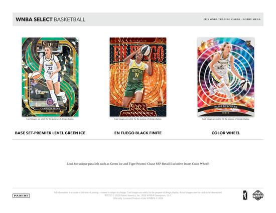 Image for 2025 Panini Select WNBA Basketball Mega Hobby 20-Box Case