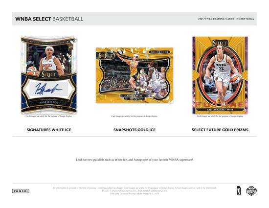 Image for 2025 Panini Select WNBA Basketball Mega Hobby 20-Box Case