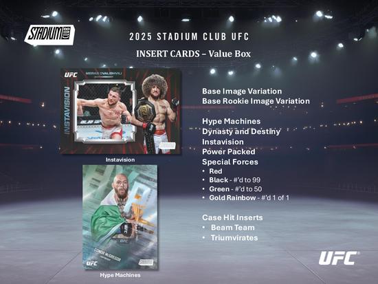 Image for 2025 Topps Stadium Club UFC 6-Pack Blaster 40-Box Case