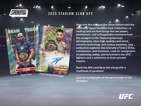 Image for 2025 Topps Stadium Club UFC Mega 20-Box Case