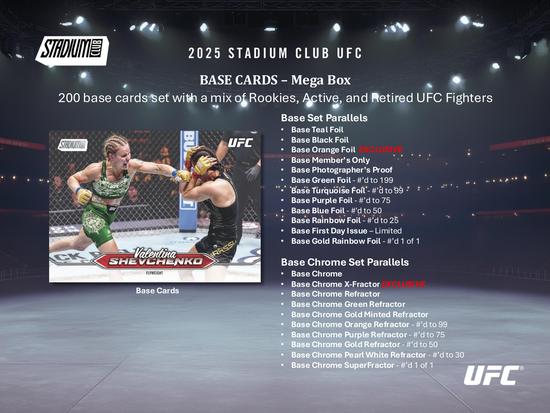 Image for 2025 Topps Stadium Club UFC Mega 20-Box Case