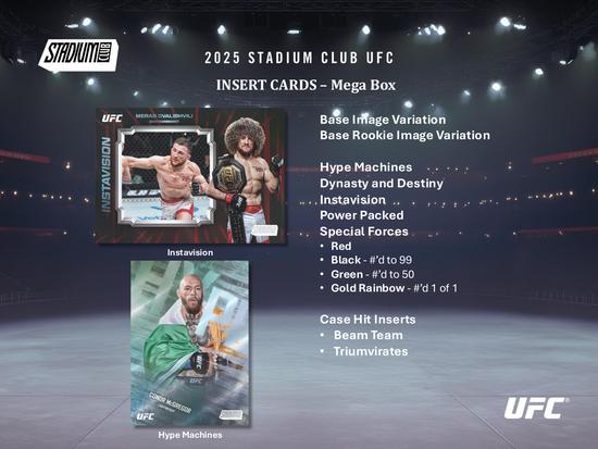 Image for 2025 Topps Stadium Club UFC Mega 20-Box Case