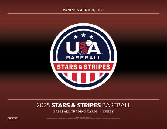 Image for 2025 Panini USA Stars & Stripes Baseball Hobby Box