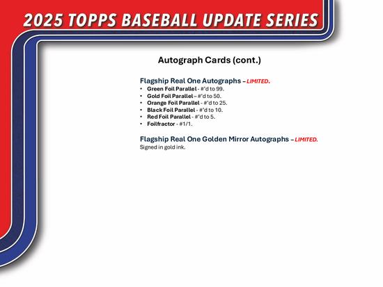 Image for 2025 Topps Update Series Baseball Hobby Jumbo Box