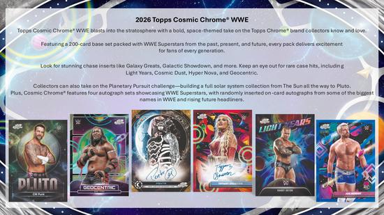 Image for 2026 Topps Cosmic Chrome WWE Wrestling Hobby Box