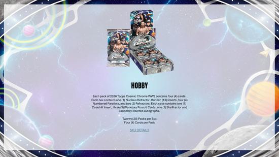 Image for 2026 Topps Cosmic Chrome WWE Wrestling Hobby Box