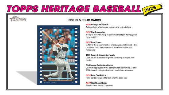 Image for 2026 Topps Heritage Baseball Hobby Box