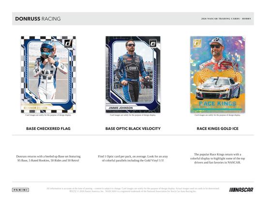Image for 2026 Panini Donruss NASCAR Racing Hobby Box