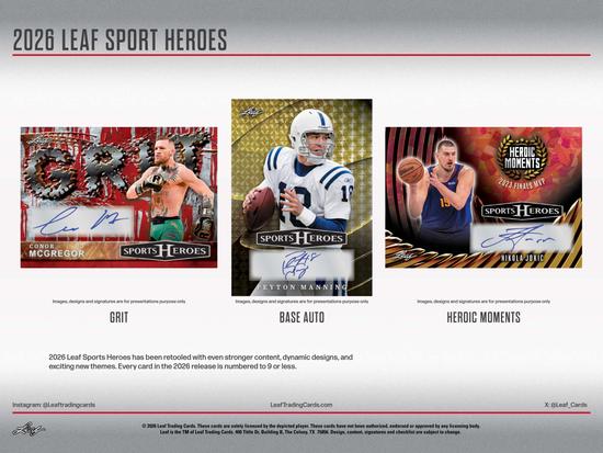 Image for 2026 Leaf Metal Sports Heroes Hobby 10-Box Case