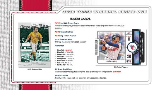 Image for 2026 Topps Series 1 Baseball Hobby 12-Box Case