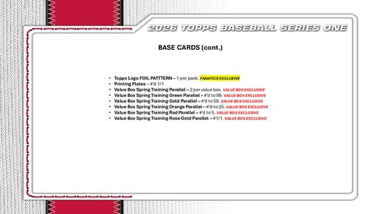 Image for 2026 Topps Series 1 Baseball Mega 20-Box Case