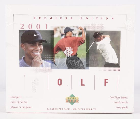 Image for 2001 Upper Deck Golf Retail Box - Tiger Woods Rookie!