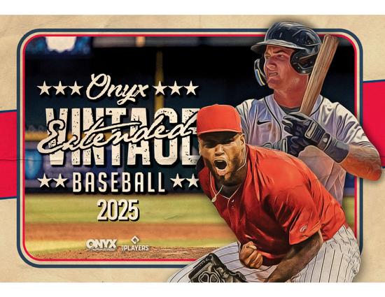 Image for 2025 Onyx Vintage Extended Series Baseball Mega 6-Box Case