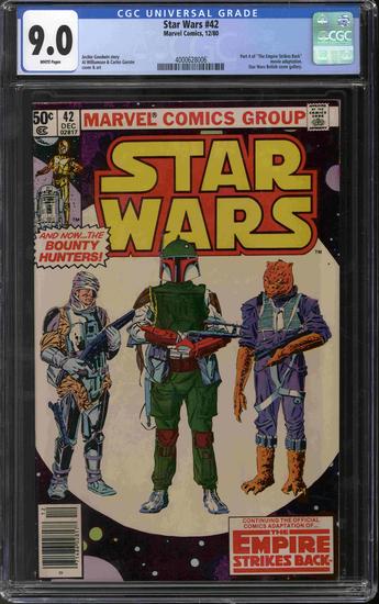 Image for Star Wars #42 Newsstand Variant CGC 9.0 (W)