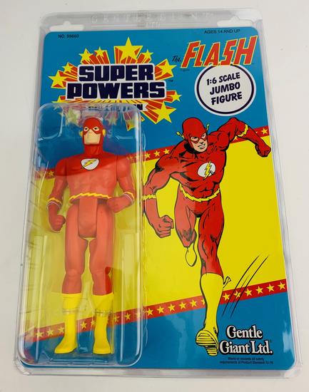 The Flash Marvel Super Powers JUMBO 12/" Action Figure 1//6 Scale NEW Gentle Giant