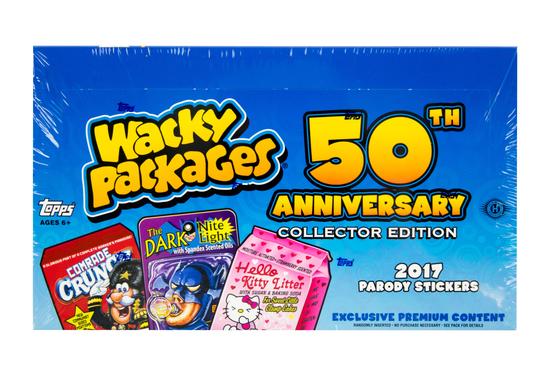 Image for Wacky Packages 50th Anniversary Hobby Collector's Edition Box (Topps 2017)