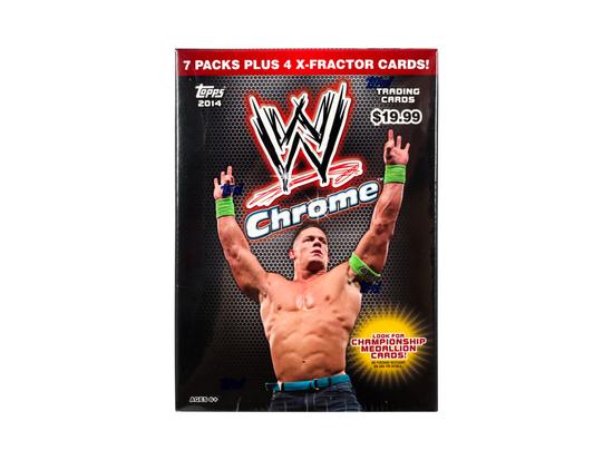 Image for WWE Chrome Wrestling 8-Pack Blaster Box (Topps 2014)