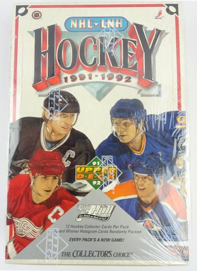 Image for 1991/92 Upper Deck English Low # Hockey Wax Box (Reed Buy)