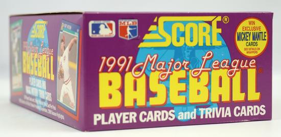 Image for 1991 Score Series 2 Baseball Wax Box (Reed Buy)