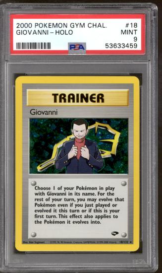 Image for Pokemon Gym Challenge Giovanni 18/132 PSA 9
