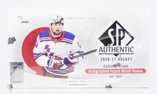 Image for 2020/21 Upper Deck SP Authentic Hockey Hobby Box