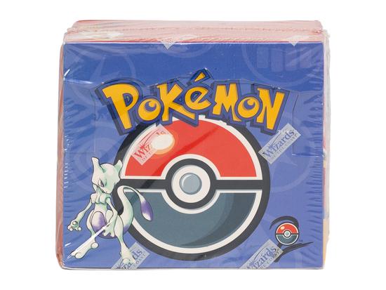 Pokemon Base Set 2 Booster Box WOTC EX-MT small holes in shrink