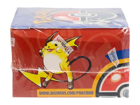 Pokemon Base Set 2 Booster Box WOTC EX-MT small holes in shrink