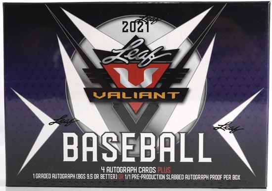 Image for 2021 Leaf Valiant Baseball Hobby Box (Reed Buy)