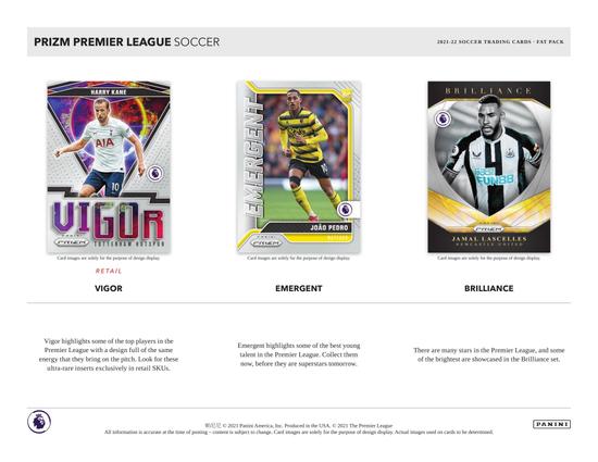 Image for 2021/22 Panini Prizm Premier League EPL Soccer Jumbo Value Pack (Lot of 12 = 1 Box)