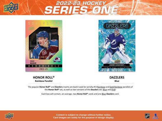 Image for 2022/23 Upper Deck Series 1 Hockey Hobby 12-Box Case