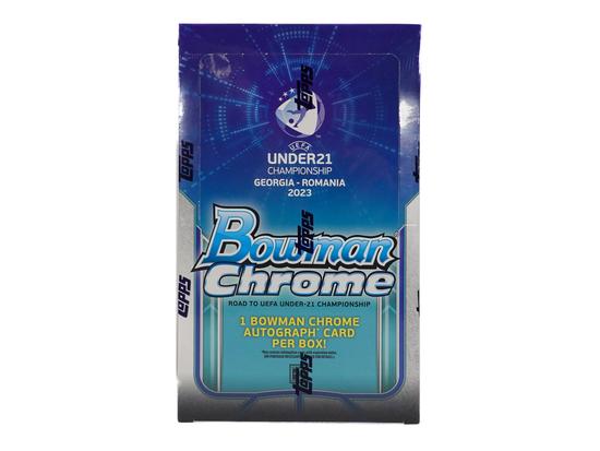 Image for 2022 Bowman Chrome Road to UEFA Under-21 European Championship Soccer Hobby 12-Box Case
