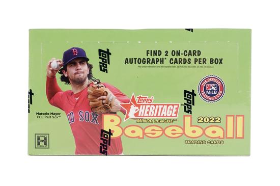 Image for 2022 Topps Heritage Minor League Baseball Hobby Box (Reed Buy)