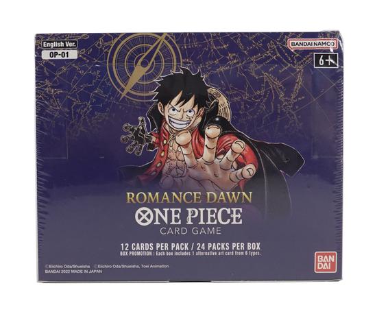 One Piece TCG: Romance Dawn Booster Box (1st Print) (Blue Bottom