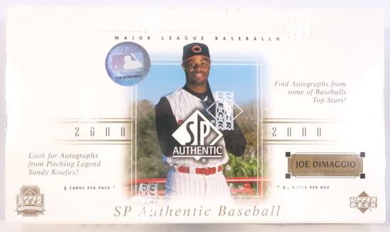Image for 2000 Upper Deck SP Authentic Baseball Hobby Box (Reed Buy)