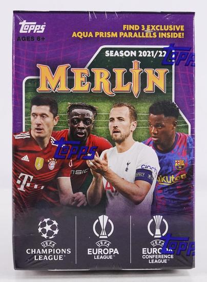 Image for 2021/22 Topps UEFA Champions League Merlin Chrome Soccer Blaster Box (Reed Buy)